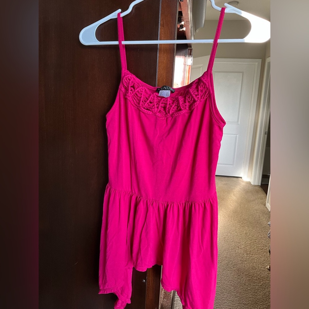 Pink Sleeveless Top